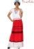 Plus Size Red Frida Kahlo Costume For Women
