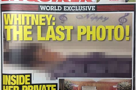 Picture Of Whitney Houston Dead In Open Coffin Published In National