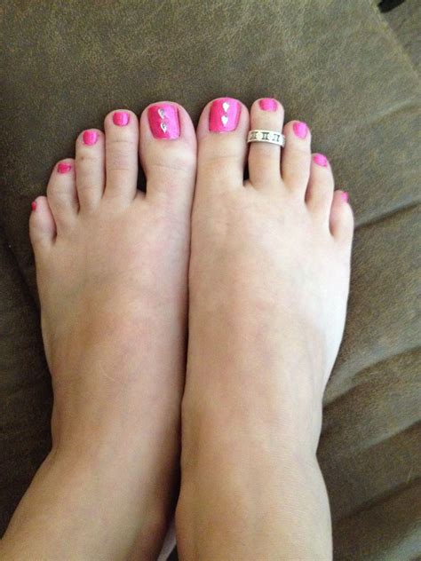 Hot Pink Toes With Sparkly Tear Drop Bling Pink Toes Hot Pink Toes