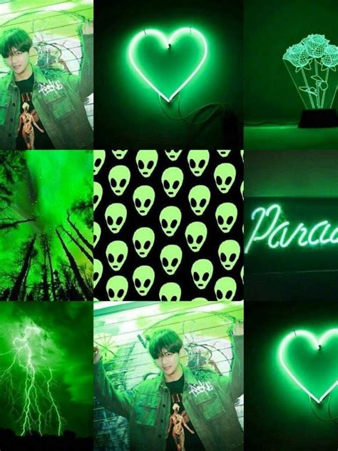 Bright Green Aesthetic Pictures Love Music
