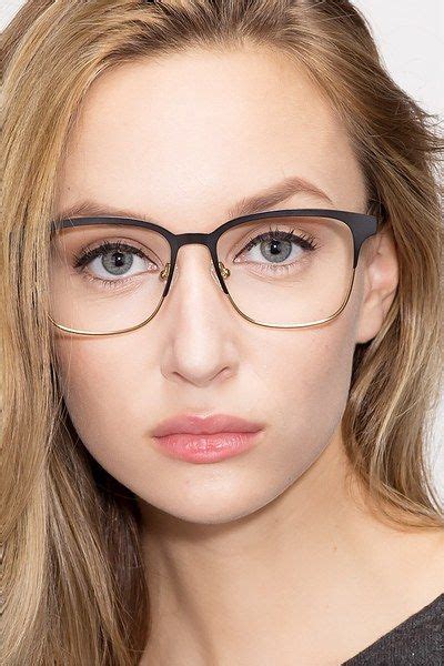 intense square matte black full rim eyeglasses eyebuydirect black women fashion glasses