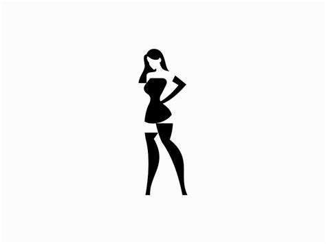 Sexy Woman Logo By Lucian Radu On Dribbble