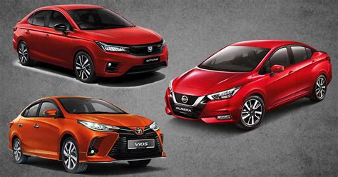 Honda City VS Toyota Vios VS Nissan Almera Turbo!日系三大 B ...