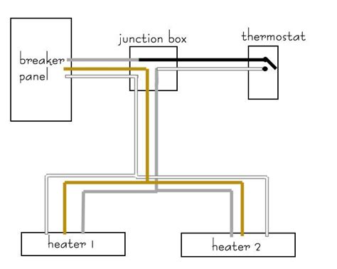 I am installing two baseboard electric heaters on a wall thermostat. Fahrenheat Electric Baseboard Heater Wiring Diagram