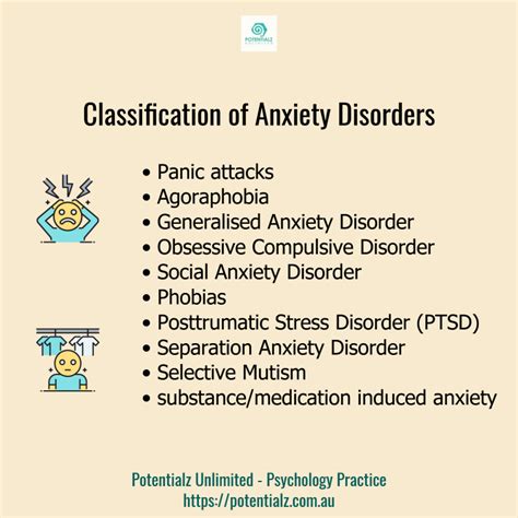 Anxiety Disorders Potentialz Unlimited Psychologists Bella Vista