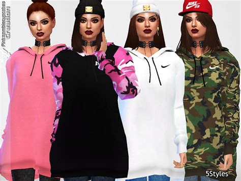 Oversized Hoodie Collection Mesh Required The Sims 4 Catalog
