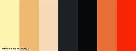 Naruto ナルト Beautiful Color Palettes For Your Next Design · Loading