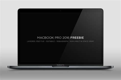 Free Ultra Realistic Macbook Pro Psd Mockup Creativebooster