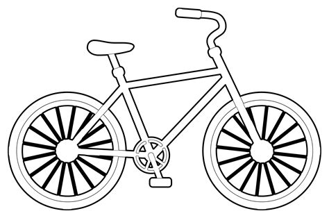 Dibujo Para Colorear Bicicleta Bicycle Drawing Bike Illustration My