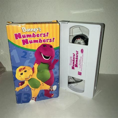 Barneys Numbers Numbers Vhs Tape 3728798488