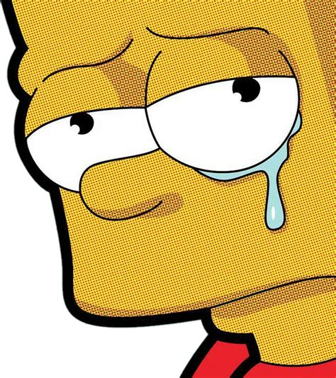 Sad Bartsimpson Simpsons Sticker By Crasher
