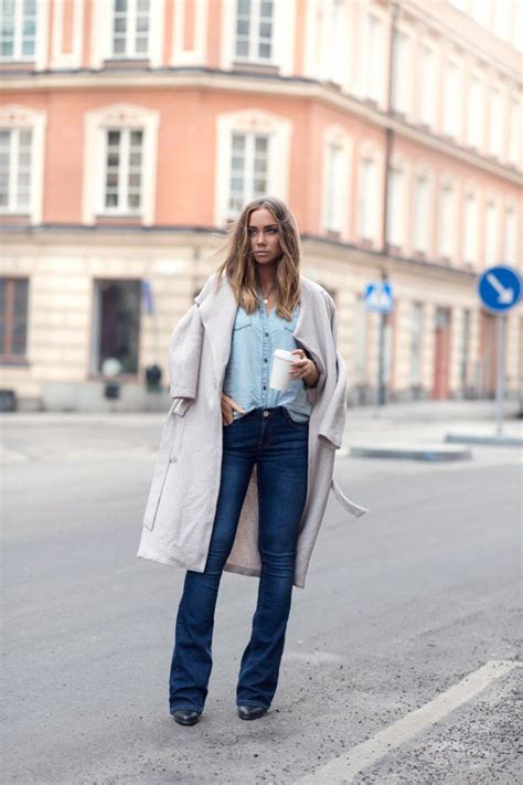 Chicest Ways To Wear Flared Jeans Pretty Designs