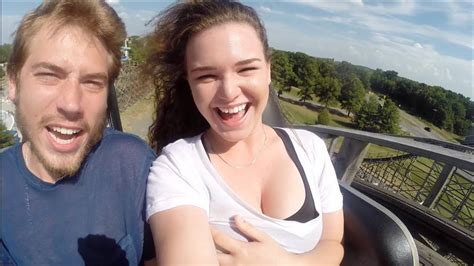 Rollercoster Boobs ♥people Riding Roller Coasters 64 Pics