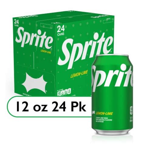 Sprite Lemon Lime Caffeine Free Soda Cans Pk Fl Oz Jay C Food Stores