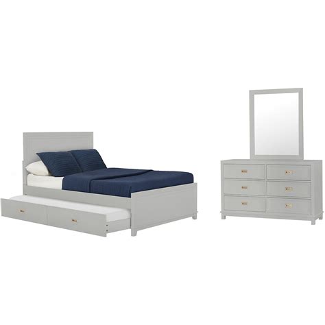 Huge selection with the best styles, brands and prices available. Ryder Gray Wood Panel Trundle Bedroom | Baby & Kids - Bedroom Sets | City Furniture | Kids ...