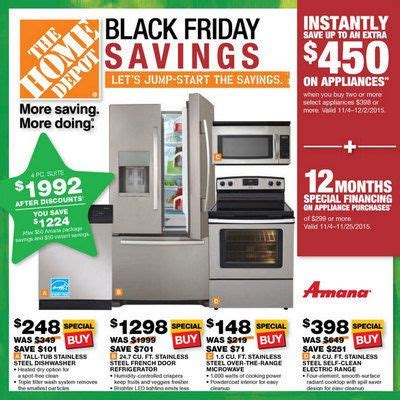 We are open and we deliver. View the Home Depot Appliances Sale 2015 Ad with Home ...