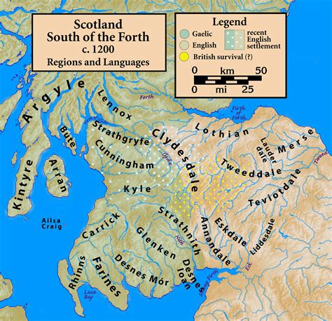 Het verenigd koninkrijk is een verzameling van landen, die samen één staat vormen. File:Scotland.south.c1200.regions.languages.jpg ...