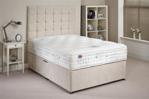 Double Divan Bed Set With A Quality Pocket Mattress Made In The Uk