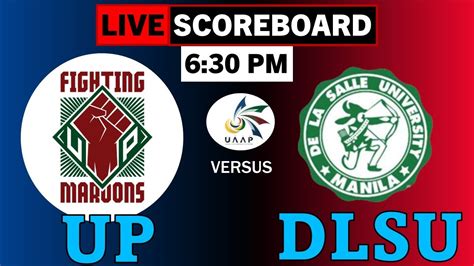 Up Fighting Maroons Vs Dlsu Green Archers Uaap 85 Basketball Live