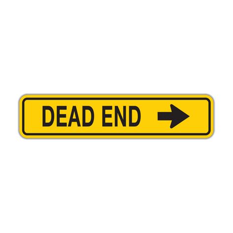 W14 1 Dead End Hall Signs