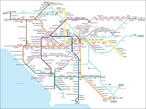 Mapa Metro Los Angeles