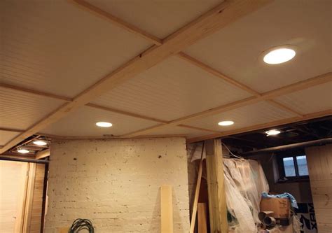 Sometimes height comes into play when choosing a good ceiling material. Best Cheap Basement Ceiling Ideas Jeffsbakery ...