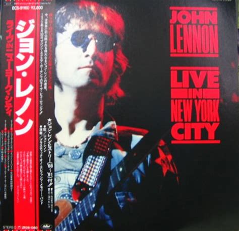 John Lennon ‎ Live In New York City Japanese Pressing Bootlegs And