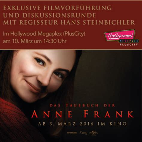 Die Bezirksrundschau Verlost 5x2 Karten Für Die Sondervorstellung Das Tagebuch Der Anne Frank