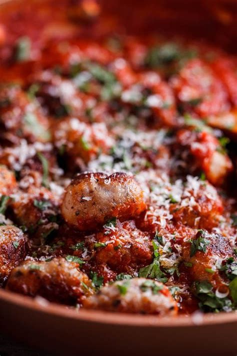 You'll need a meat grinder cut the pork butt—or whatever type of meat you're using—into pieces that are small enough to fit into. Easy pork sausage meatballs in tomato sauce - Simply ...