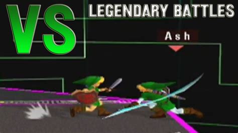 Smash Bros Legendary Battles Link Vs Young Link Youtube