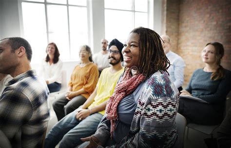 People Meeting Conference Seminar Audience Concept Stock Photo Image