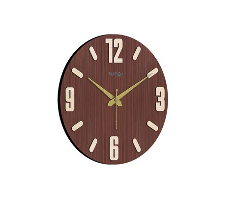 Buy Random Brown Round Wooden Decorative Wall Clock Online In India At