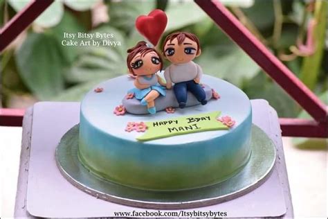 Then i tied gold ribbon and black chevron fabric in. Couple in love birthday cake - Cake by Divya Haldipur | Cake, Birthday cake, Cake creations