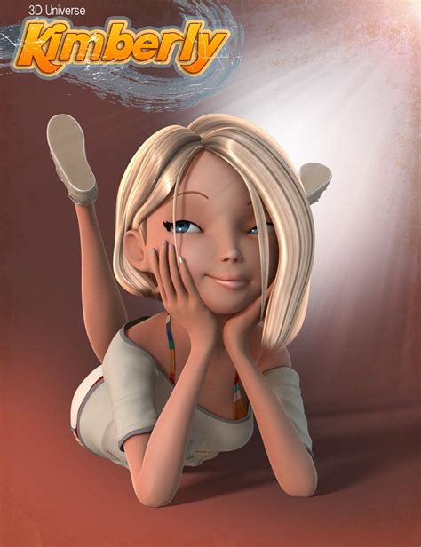Kimberly For Genesis Complete D Girl D Artwork D Cartoon Stylish Hair Character Design