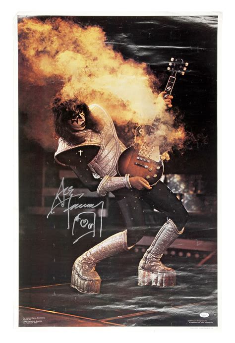 Lot Detail Kiss Lot Of 4 Autographed Items Signed By Ace Frehley And