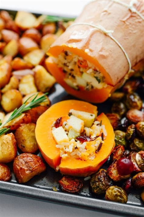 Your Entire Vegetarian Thanksgiving Dinner On A Sheet Pan