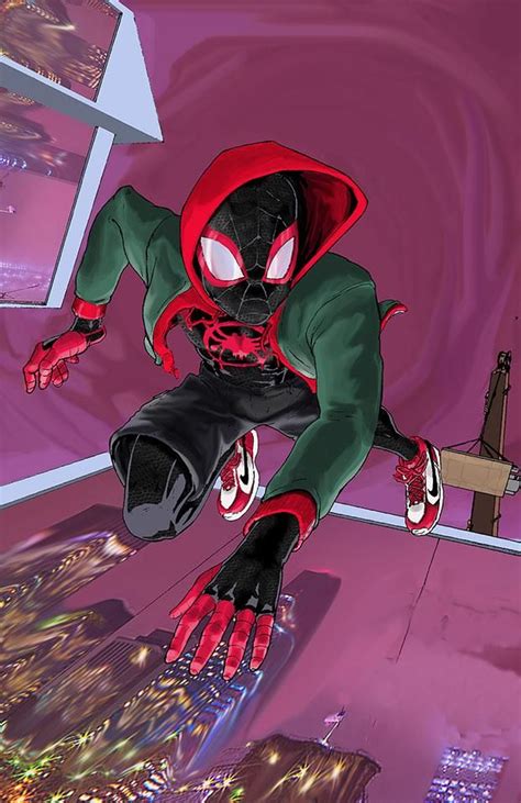 Miles Morales Spider Man By Shinlyle On Deviantart Spiderman Artwork