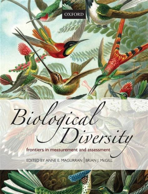 Biological Diversity Frontiers In Measurement And Assessment By Anne E