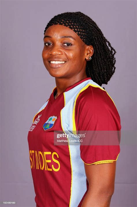 subrina munroe of the west indies womens cricket team poses for a news photo getty images