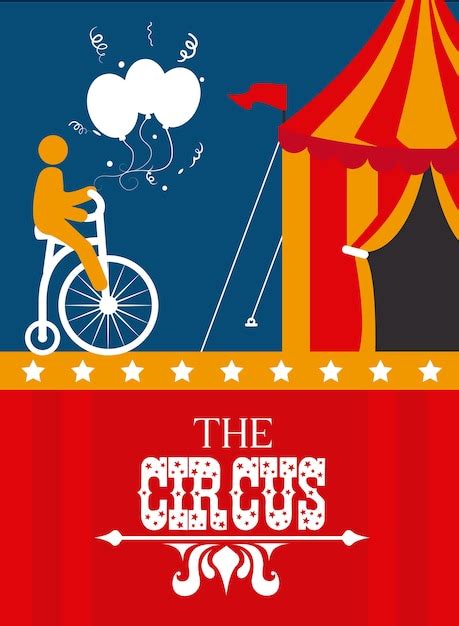 Zirkus Design Premium Vektor