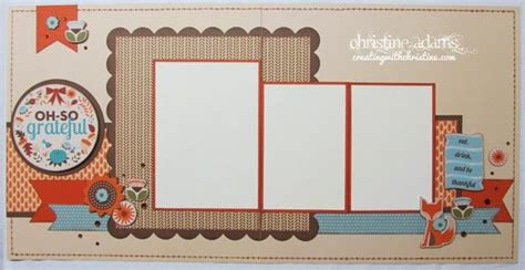 Pathfinding Club Layouts Scrapbook Layout Sketches Scrapbook Page