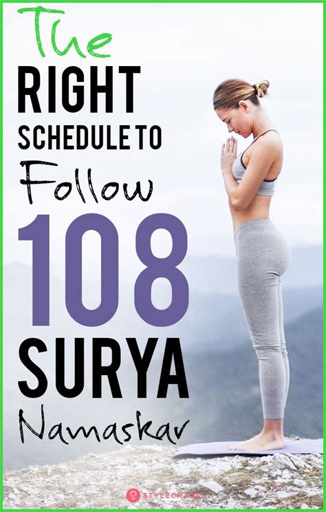 Learn sun c with this yoga tutorial and photos. 108 Surya Namaskar - What Is The Right Schedule To Follow ...