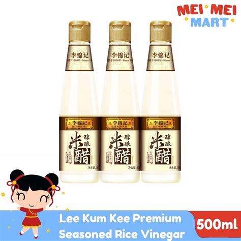 Lee Kum Kee Premium Seasoned Rice Vinegar For Sushi And Cooking 500mL