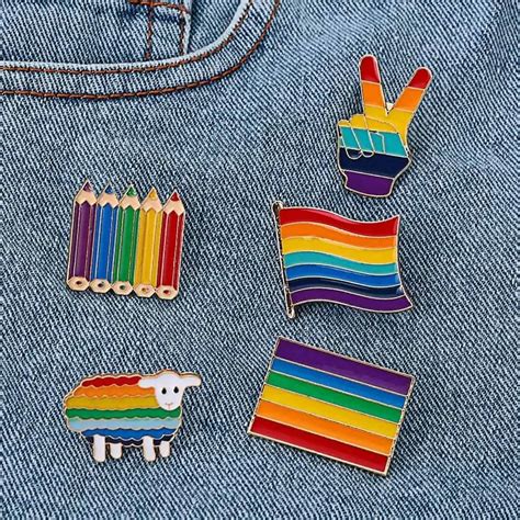 Lgbtq Gay Pride Jewelry Rainbow Rings Necklace Pride Bracelets