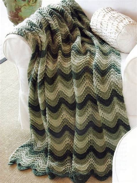 Ravelry Shaded Ripple Afghan By Melissa Leapman