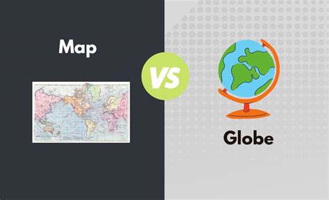 Map Vs Globe Whats The Difference With Table
