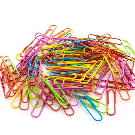 Bazic Jumbo 50mm Color Paper Clips 100pack Bazicstore