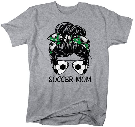 men s cute soccer mom shirt messy bun t shirt soccer mom etsy canada in 2022 soccer mom