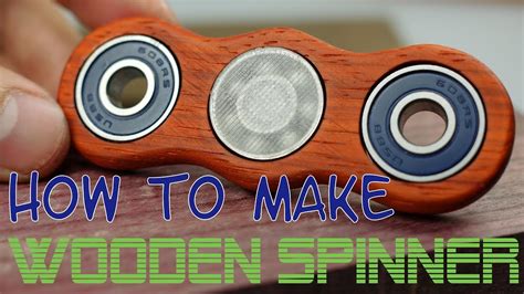 How To Make A Wooden Fidget Spinner Youtube