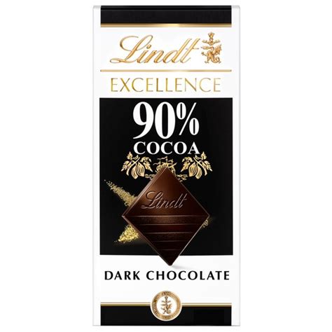 Lindt Excellence 90 Cocoa Dark Chocolate Candy Bar 35 Oz 1 Count
